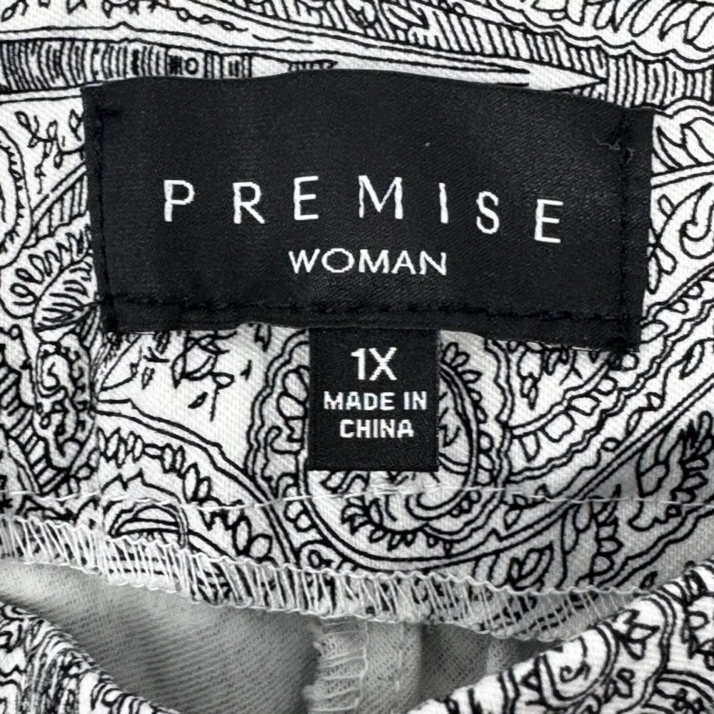 Premise Gray Patterned Ankle Pants - image 2